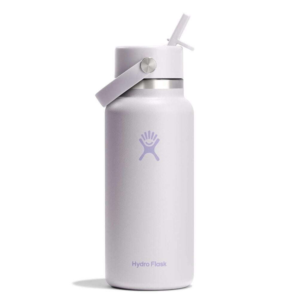 32 oz Wide Mouth with Flex Straw Cap - Cloud Pink